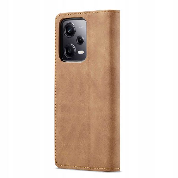 Spacecase Wallet Poco X5 Pro/Note 12 Pro Light Brown zdjęcie 9