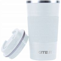 Kubek termiczny na kawe na herbate antypoślizgowy biały 510 ml Kite