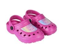 Kroksy klapki dziecięce piankowe lekkie ŚWINKA PEPPA ciemny różowy 28/29