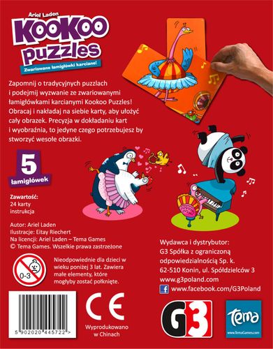 KooKoo puzzles - taniec na Arena.pl