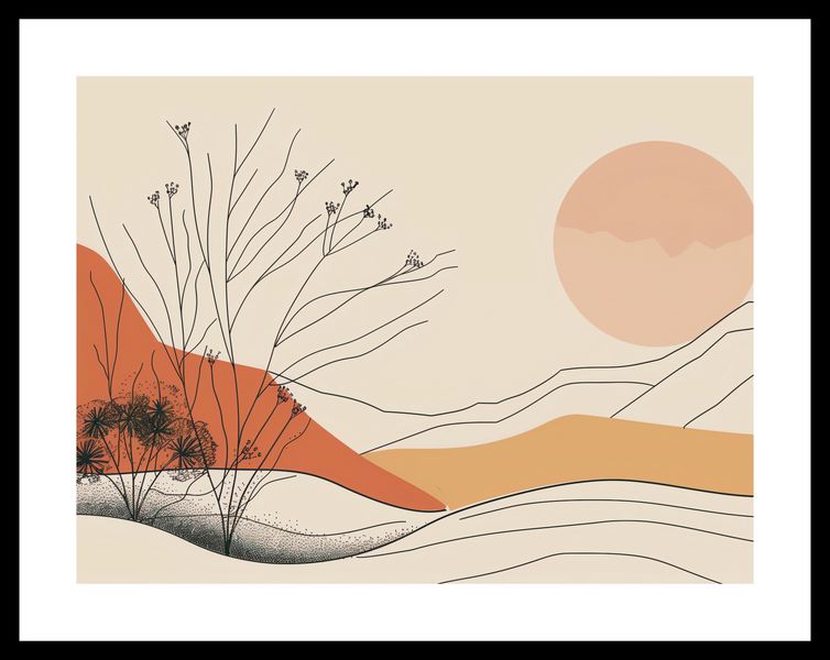 Plakat 40x30cm Pustynna Wydma zdjęcie 3