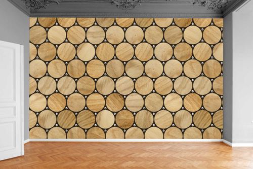 Fototapeta LAMELE DREWNIANE IMITACJA 300x210 na Arena.pl