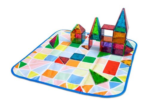 MAGNA TILES Skrzynia Pojemnik Na Klocki Mata Interaktywna Do Zabawy 2w1 na Arena.pl