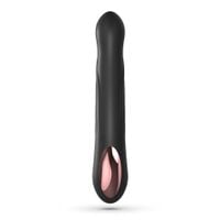 wibrator króliczek crushious lapin silikonowy czarny usb 21,5 cm