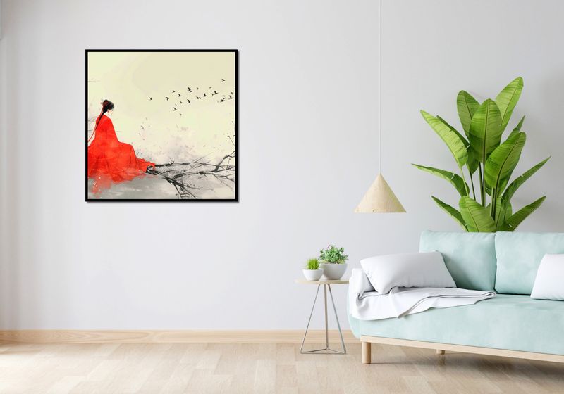 Plakat 90x90cm Diva Na Gałęzi zdjęcie 4