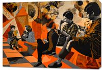 Obraz 100x70cm Przestrzeń Do Dialogu