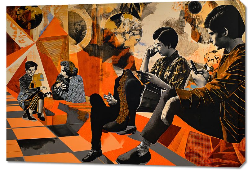 Obraz 100x70cm Przestrzeń Do Dialogu zdjęcie 1