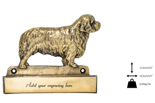 Clumber Spaniel - tabliczka - 1687 na Arena.pl