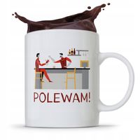 Kubek Prezent Dla Barmana Barmanki Polewam Z Nadrukiem Ze Zdjęciem