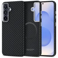 Etui Tech-Protect Ion Carbon MagSafe na Samsung Galaxy S25 - czarne