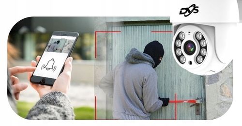 ZEWNĘTRZNA KAMERA WIFI OBROTOWA BEZPRZEWODOWA IP 4Mpx TUYA DVS DO DOMU na Arena.pl
