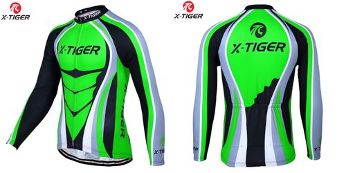 STRÓJ ROWEROWY MĘSKI X-TIGER GETRY ŻEL KOSZULKA na Arena.pl