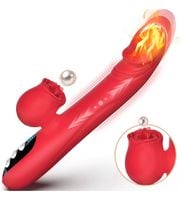 Wibrator posuwisty z różą