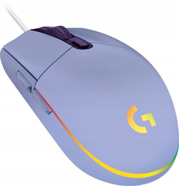 Myszka LOGITECH G102 Lightsync Liliowy 8000 dpi zdjęcie 7