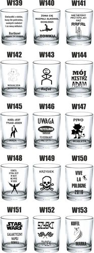 Szklanka WHISKY prezent na święta mikołajki grawer na Arena.pl