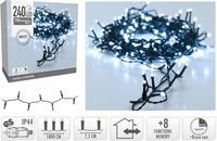 Lampki choinkowe na zewnątrz i wewnątrz 18m 240 lampek LED zimny biały