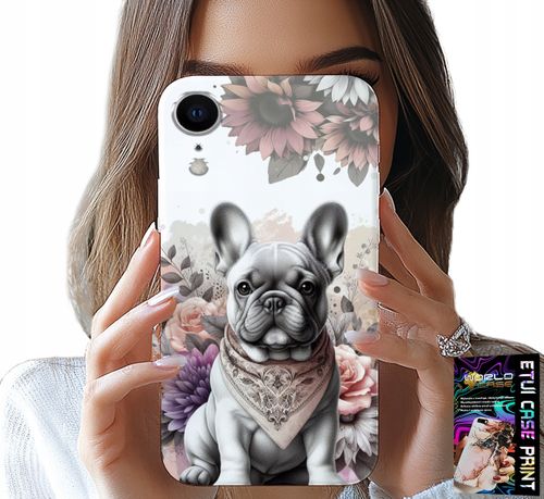 ETUI DO IPHONE XR - BULDOG BULDOGI PIESKI RASY PSÓW PLECKI na Arena.pl