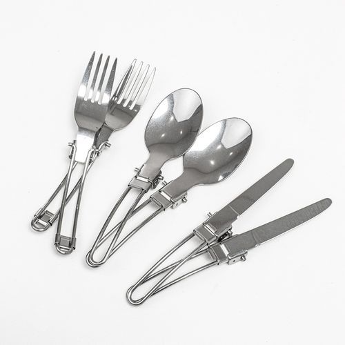 Zestaw Garnków Naczyń Turystycznych Pod Namiot Zg5-01 Pomarańczowy na Arena.pl