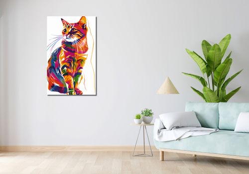 Obraz 60x100cm Nasycony Kot na Arena.pl