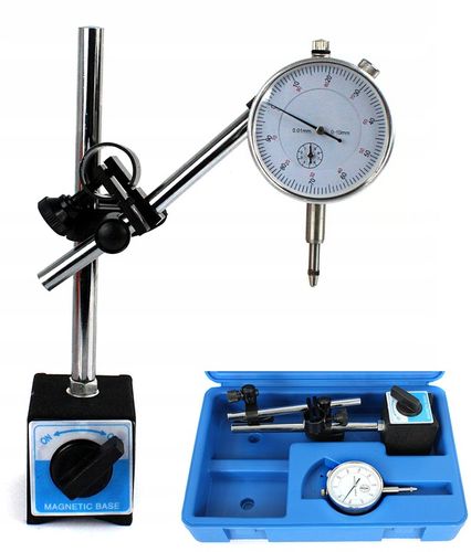 CZUJNIK ZEGAROWY STATYW MAGNETYCZNY 0-10MM+WALIZKA na Arena.pl