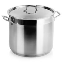 Garnek stalowy z pokrywką ANETT 28 cm, 14 l