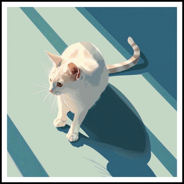 Plakat 100x100cm Kocia Persona zdjęcie 3