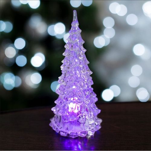 choinka świecąca led na baterię plastik świąteczna mikołajki 27cm lamp39 na Arena.pl