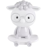 Biurkowa lampa Owieczka 314802 LED 2,5W deskorolka biała