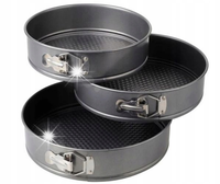 TORTOWNICE FORMY ROZPINANE 3 SZT 24/26/28cm E-8013
