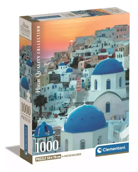 Clementoni Puzzle 1000el Santorini 39912 zdjęcie 1
