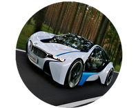 Opłatek na tort BMW