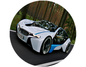 Opłatek na tort BMW