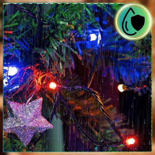 LAMPKI CHOINKOWE 1000 LED ZEWNĘTRZNE WEWNĘTRZNE MULTIKOLOR ŚWIĄTECZNE 70m na Arena.pl