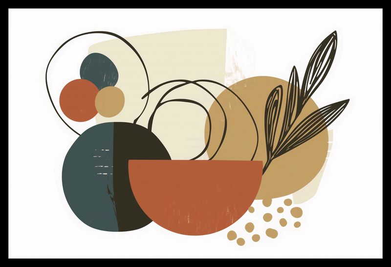 Plakat 45x30cm Kolaż Roślin zdjęcie 2