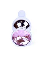 Mylove Toys - Jewellery Silver Butt Plug- Rose