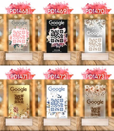 STATUETKA Z TABLICZKĄ z miejscem na kod QR I TWOJE LOGO nadruk UV na Arena.pl