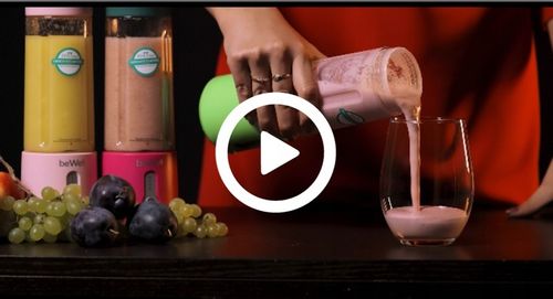 BLENDER KIELICHOWY DO SMOOTHIE I KOKTAJLI RECZNY beWell 500ml BEZPRZEWODOWY na Arena.pl