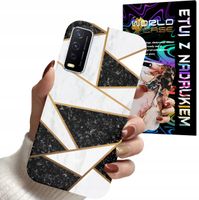 ETUI CASE DO VIVO Y11S - MARMUREK GEOMETRIA WZORY DLA KOBIET