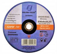 TARCZA 230X8 mm DO SZLIFOWANIA METALU STALI ŻELIWA 230 X 8 SZLIFIERSKA