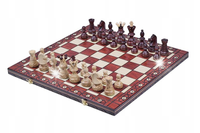 SZACHY AMBASADOR New Line 55x55cm drewniane figury rzeźbione