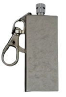 Zapalniczka Benzynowa Wieczna Zapałka na Benzynę Srebrna z Ornamentem