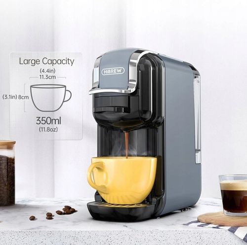 HiBREW H2B Ekspres do kawy wielokapsułkowy 5 w 1 SZARY na Arena.pl