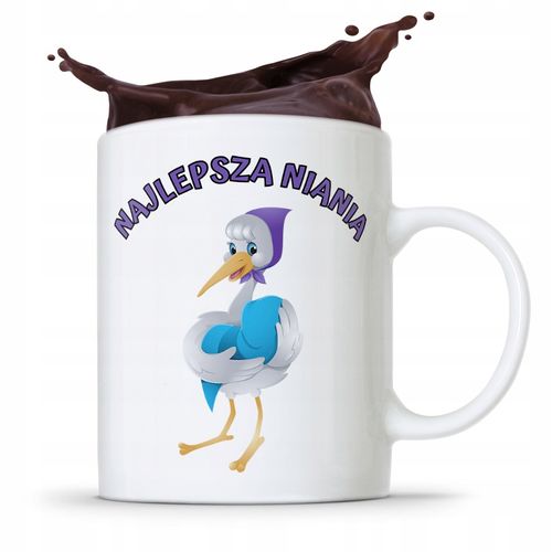 Dla Niani Opiekunki Kubek Najlepsza Niania Prezent Z Nadrukiem Ze Zdjęciem na Arena.pl