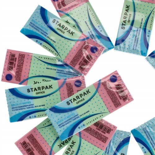 bloczek notes samoprzylepny 3x40x50mm 100k (3)3002 na Arena.pl