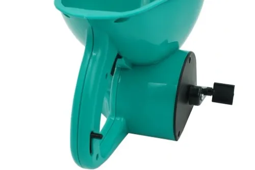 SIEWNIK RĘCZNY ogrodowy do nawozów nasion trawy rozsiewacz nawozu 1,5L na Arena.pl