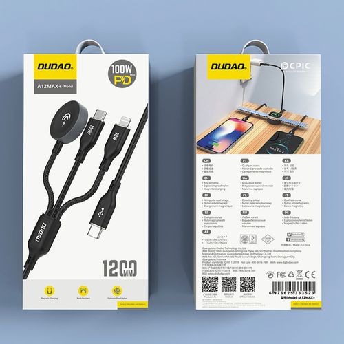 3w1 kabel przewód usb-c - usb-c / iphone lightning / ładowarka do apple na Arena.pl