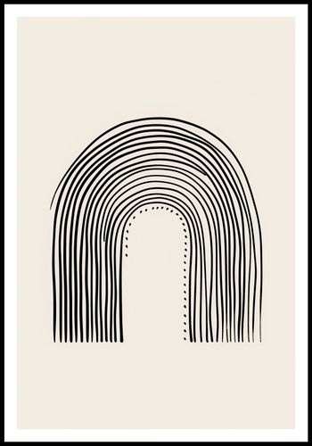 Plakat 67,5x100cm Symetria Łuku na Arena.pl