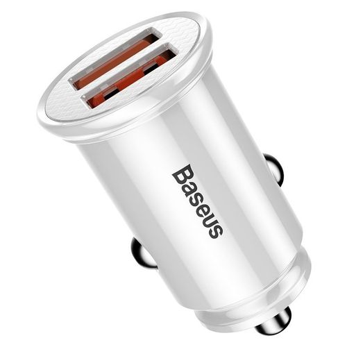 Ładowarka Samochodowa Baseus Circular 2Xusb Qc3.0 5A 30W (Biała) na Arena.pl
