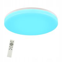 ZMH Lampa sufitowa LED Ø28CM ściemnialna 24W RGB zmieniające kolor IP54
