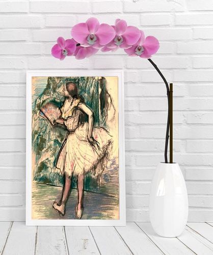 Dancer with a Fan , Edgar Degas - plakat 29,7x42 cm na Arena.pl